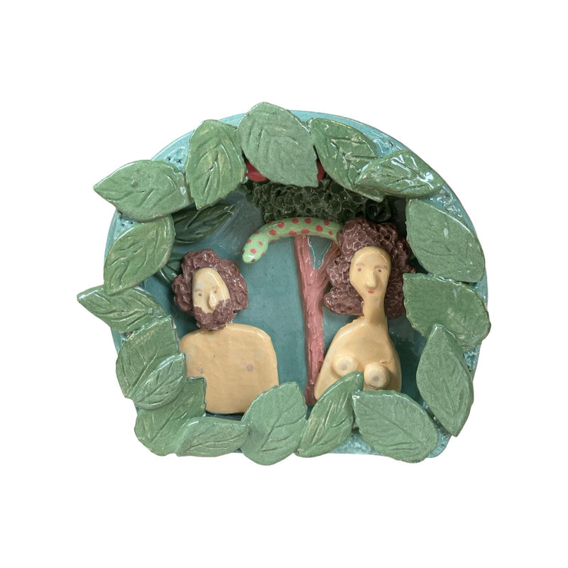 Adam and Eve Ceramic Decor