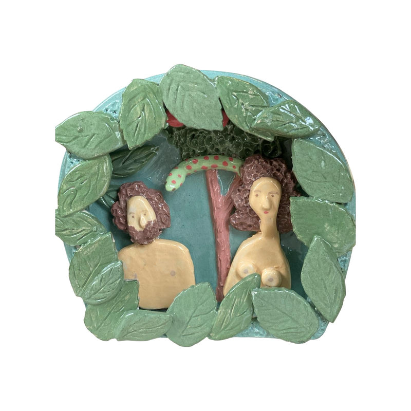 Adam and Eve Ceramic Decor