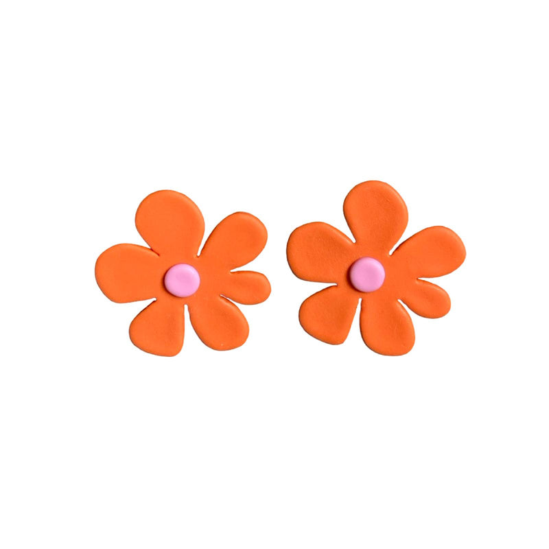 Big Flower Earring