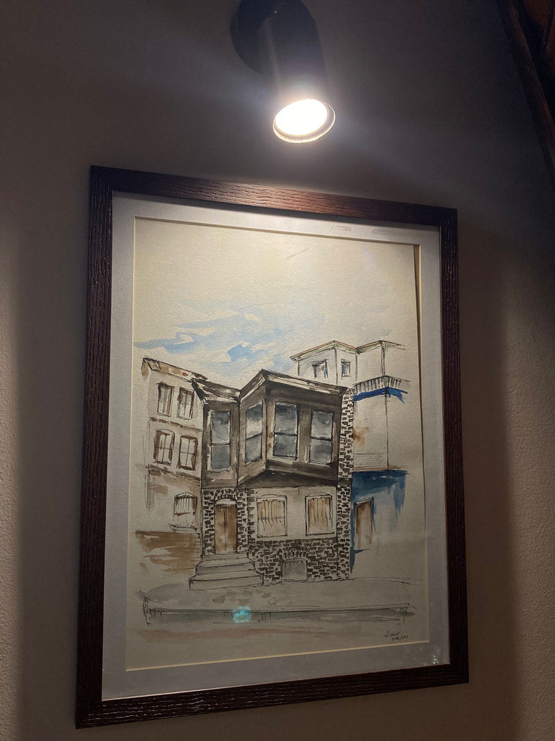 Kuzguncuk Watercolor Painting Table