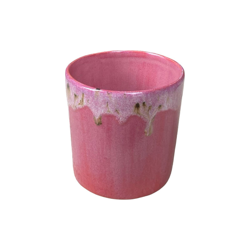 Stoneware Pembe Kahve Bardağı 