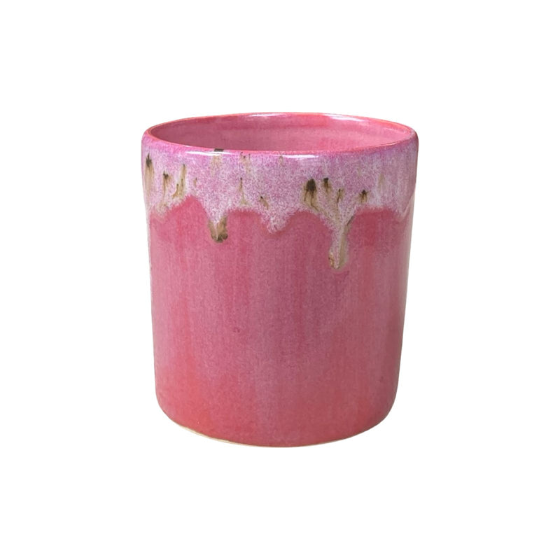 Stoneware Pembe Kahve Bardağı 
