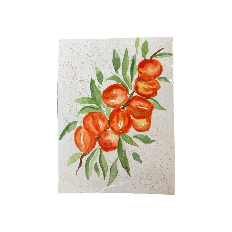 Apricot Themed Big Art Print