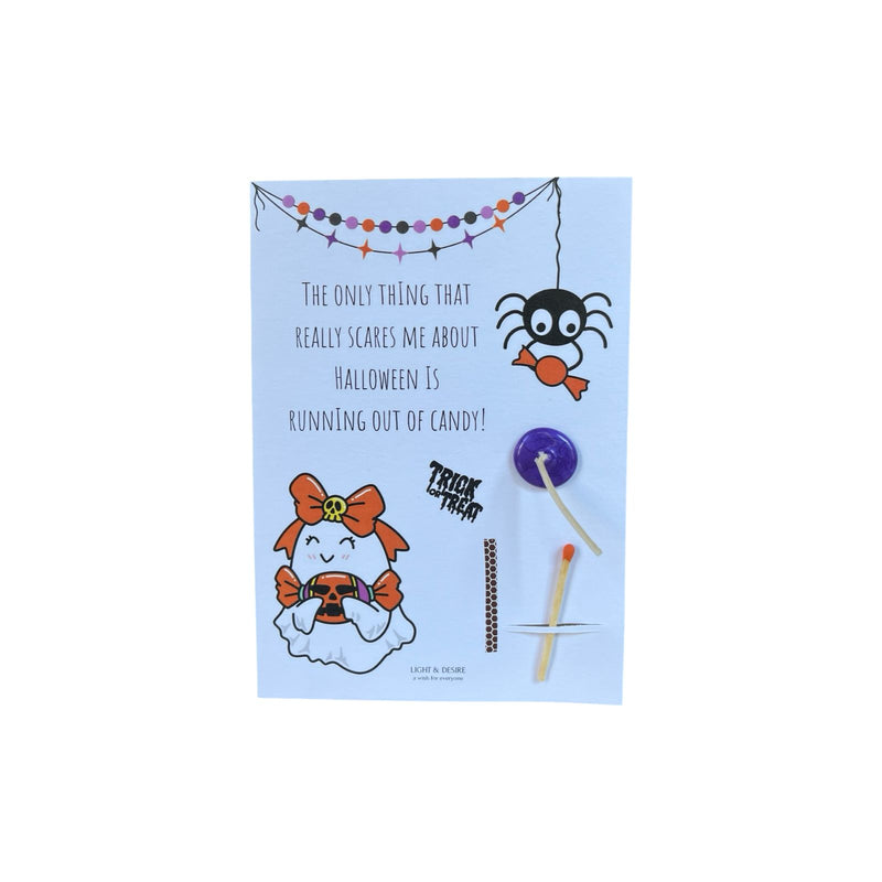 "Trick or Treat" Dilek Kartı