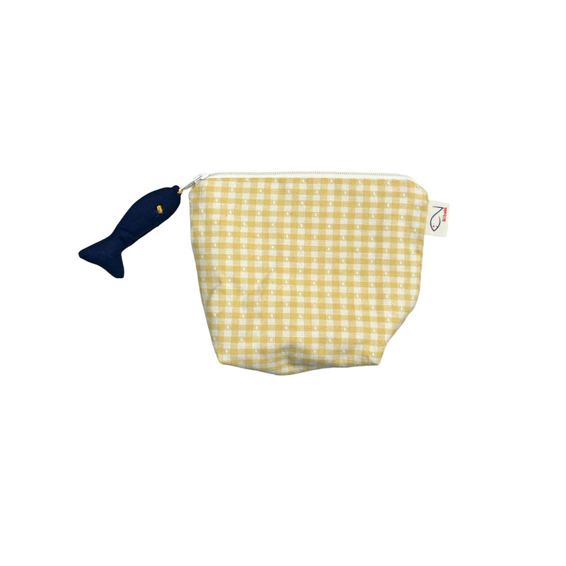 Balık Anahtarlıklı Kumaş Cüzdan