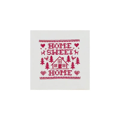 Christmas Embroidered Fabric Coaster