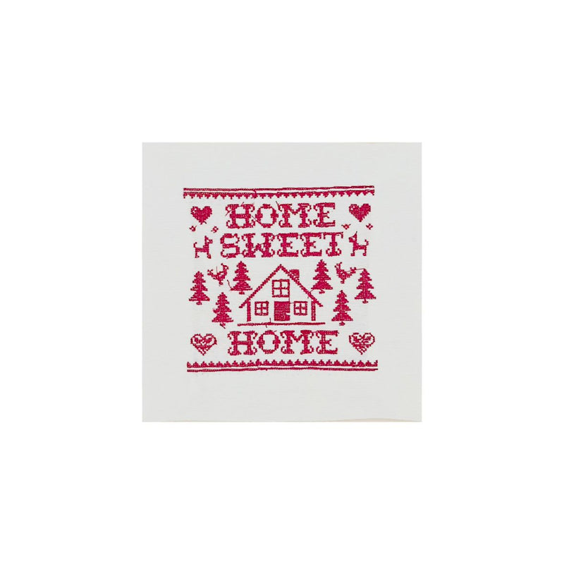 Christmas Embroidered Fabric Coaster