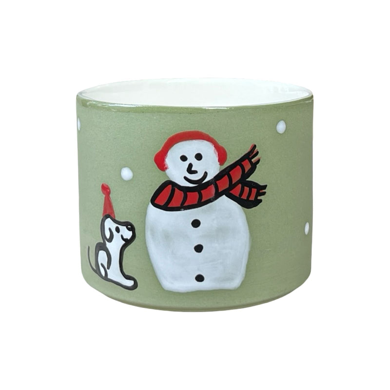 Noel Yeşil Snoopy ve Kardan Adam Kupası