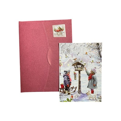 Glitter New Year Postcard