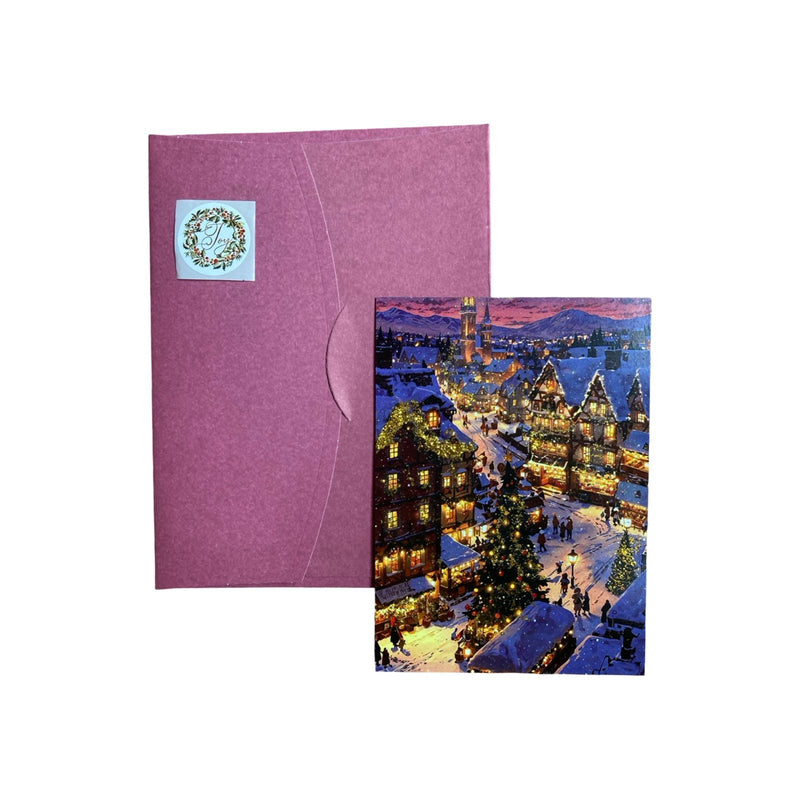 Glitter New Year Postcard