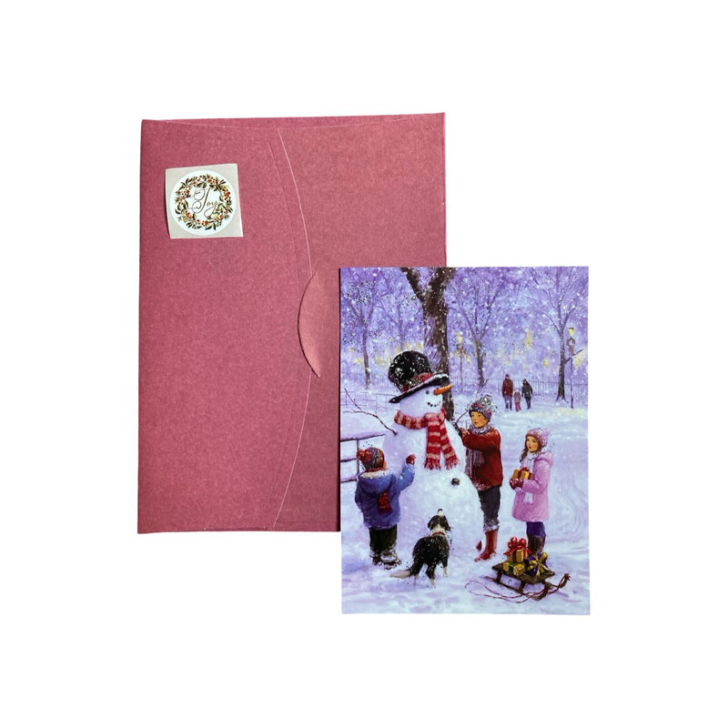 Glitter New Year Postcard