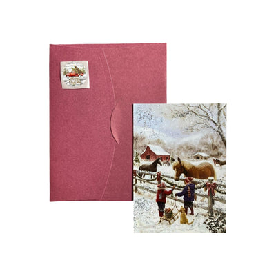 Glitter New Year Postcard