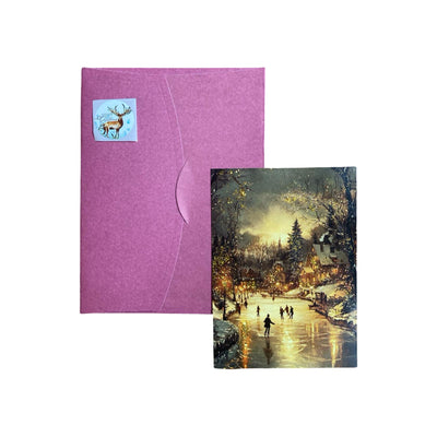 Glitter New Year Postcard