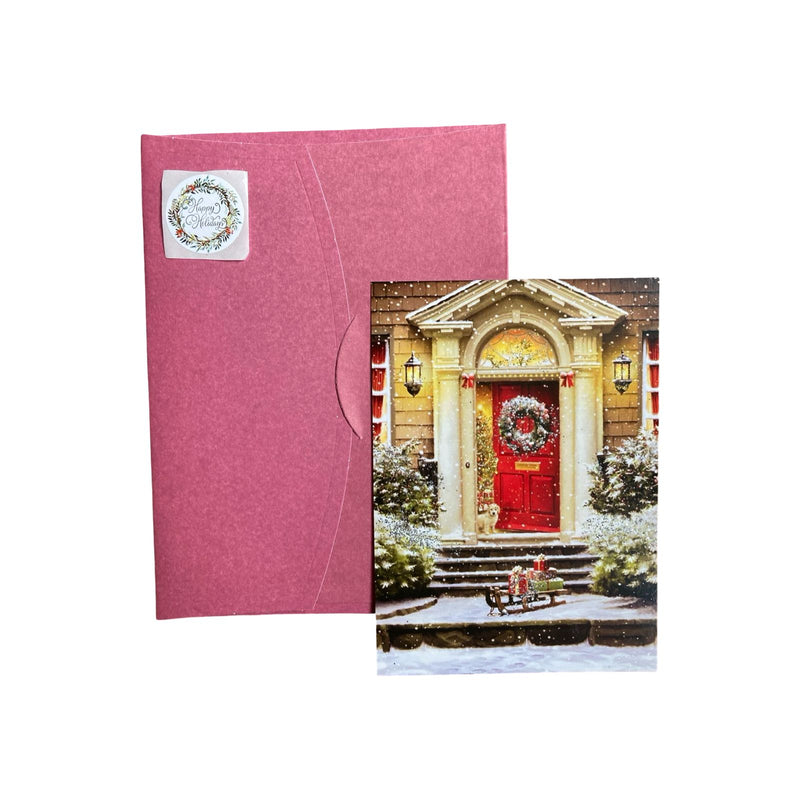 Glitter New Year Postcard