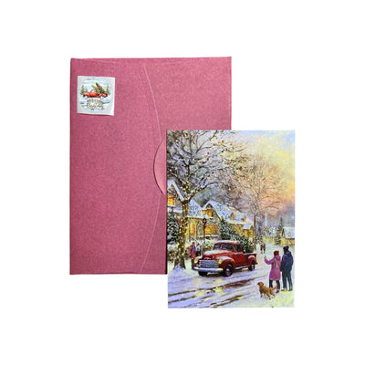 Glitter New Year Postcard