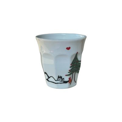 Christmas Cat Espresso Cup