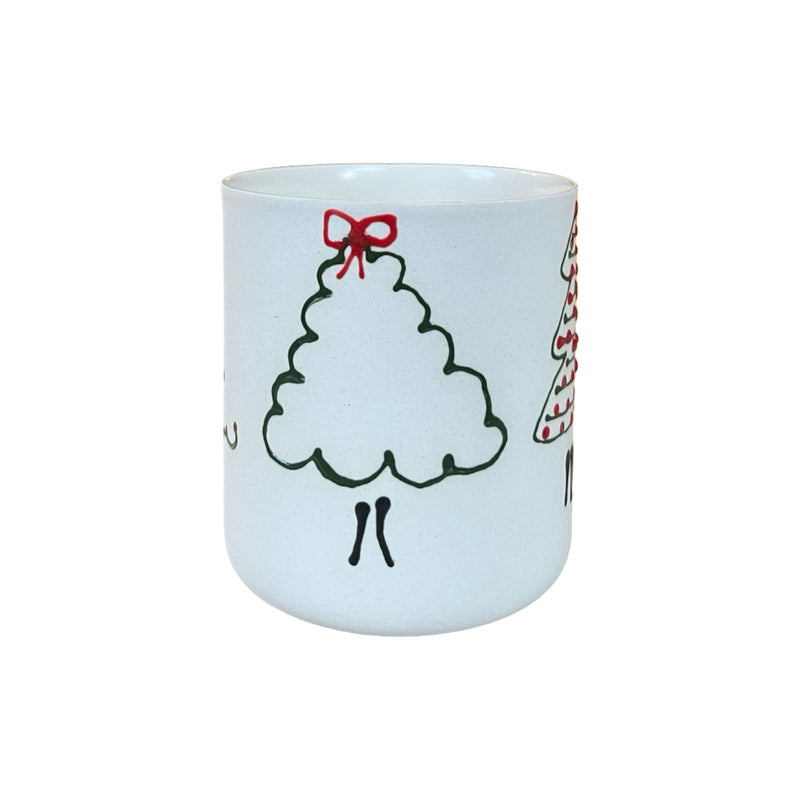 Noel Ağacı Düz ​​Fincan