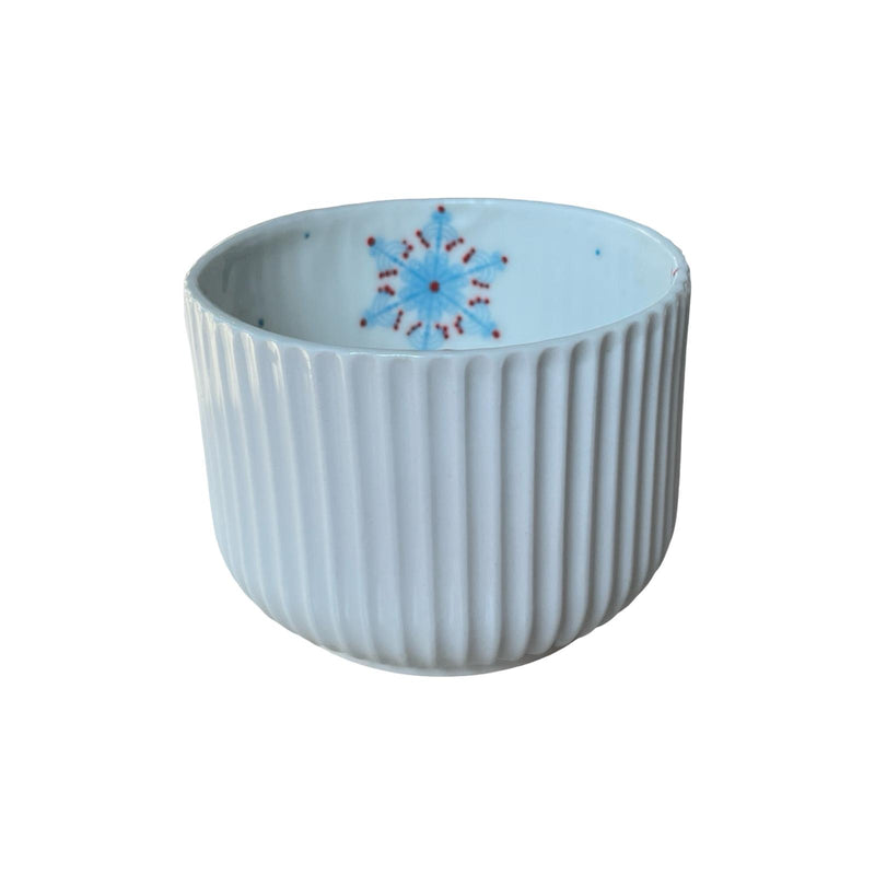 Christmas Themed Serrated Bowl / Cup