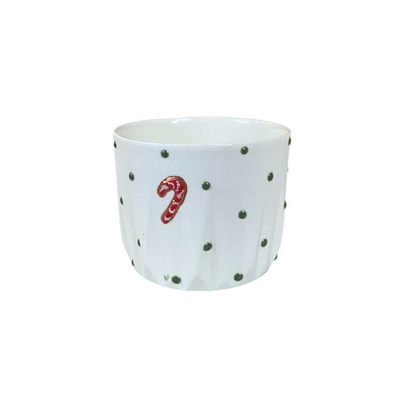 Candy Cane Antique Cup