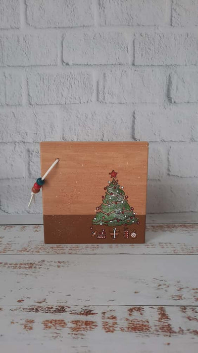 Noel Ağacı Mini Sunum Tepsisi