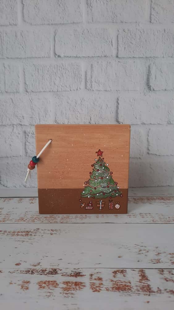 Noel Ağacı Mini Sunum Tepsisi