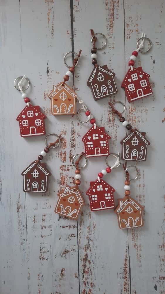 Noel Temalı Anahtarlık