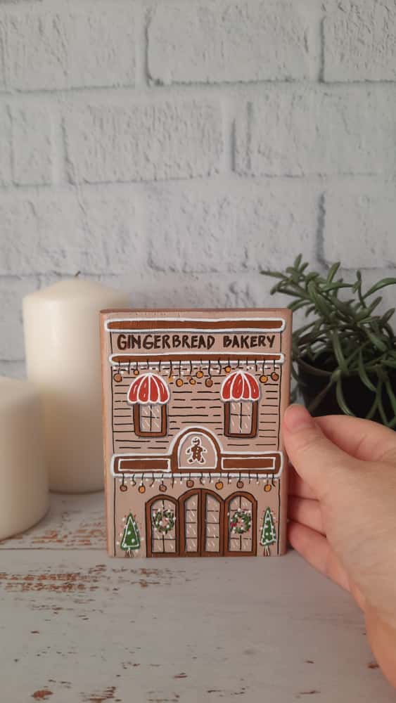 Zencefilli Kurabiye Fırını Ahşap Dekoru