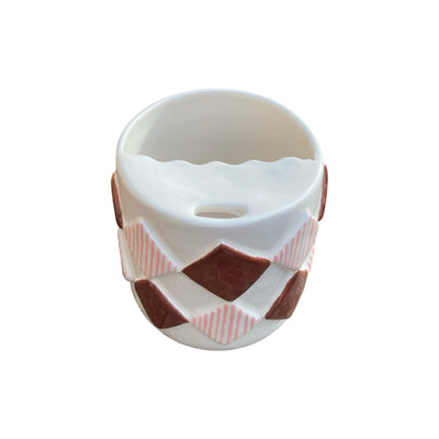 Baklava Desenli Kahve Kupası