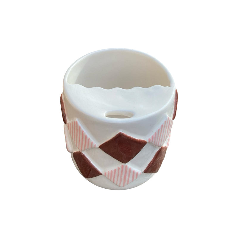 Baklava Desenli Kahve Kupası