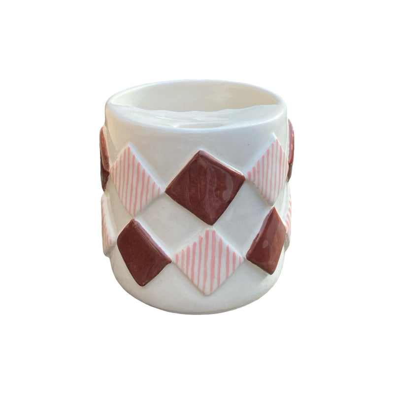 Baklava Desenli Kahve Kupası