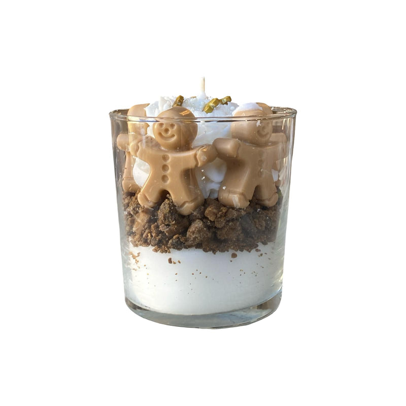 Christmas Cookiee Man Bowl Candle