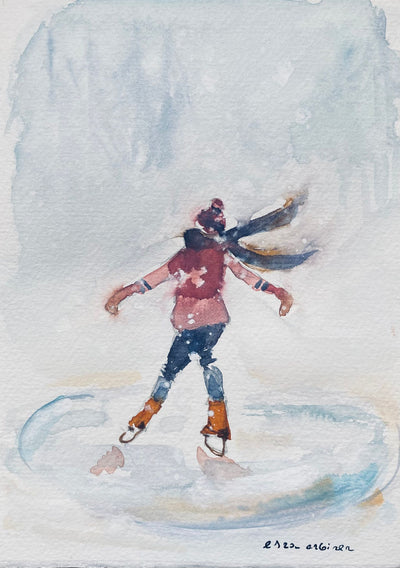 Ice Skating Girl