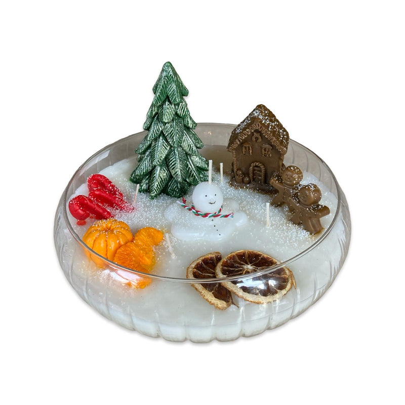 Noel Festive Extra Big Bowl Candle