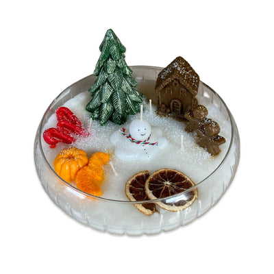Noel Festive Extra Big Bowl Candle