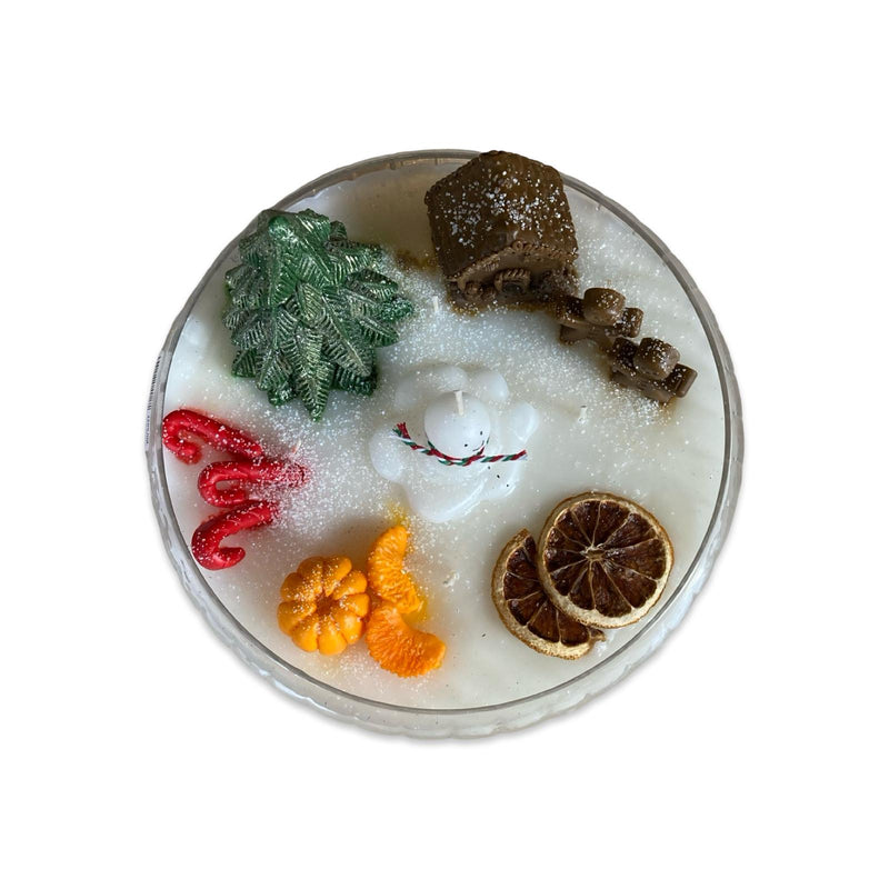 Noel Festive Extra Big Bowl Candle