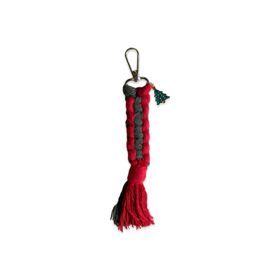 Tasseled Christmas Keychain