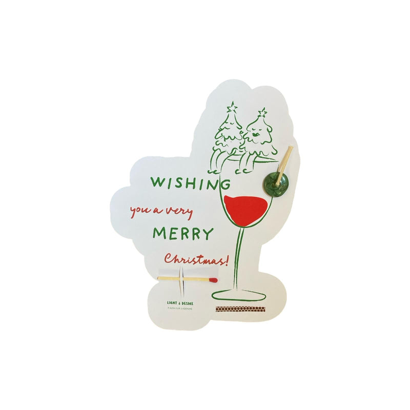 “Wishing you a very merry christmas” Dilek Kartı