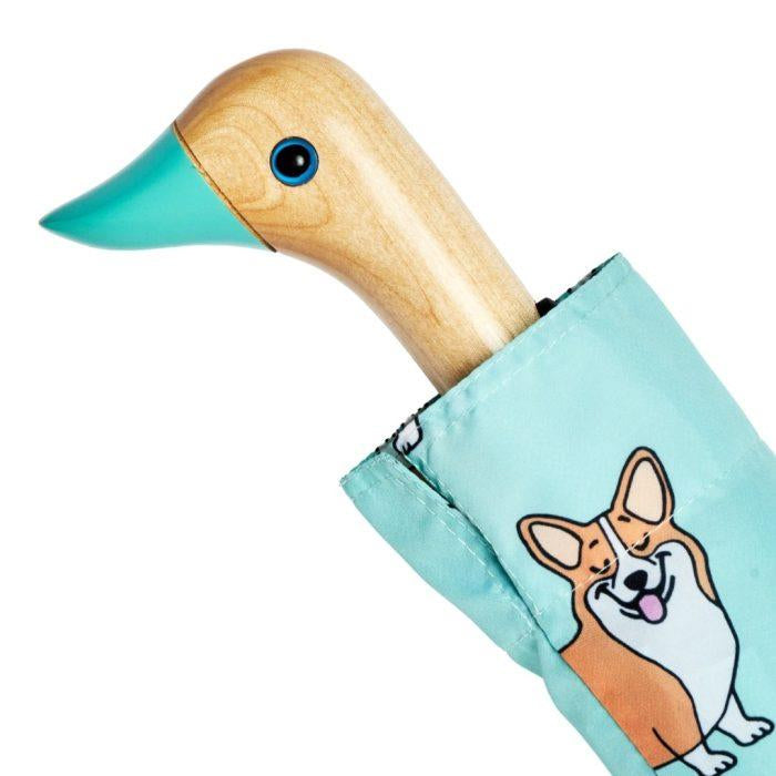 Orijinal Duckhead Duck Kompakt Şemsiye – Corgi Mint