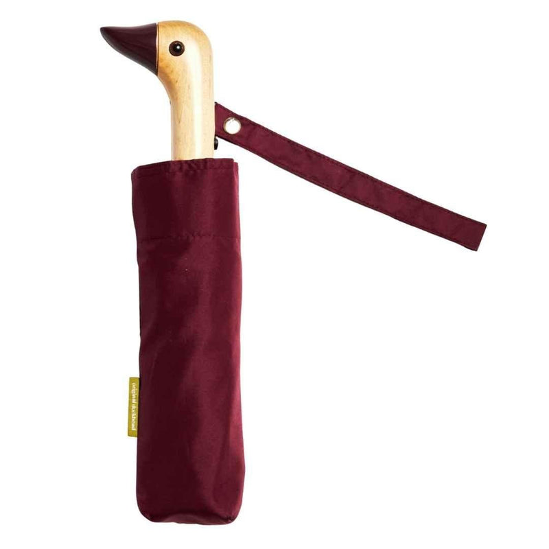 Original Duckhead Duck Compact Umbrella - Claret Red