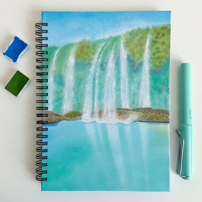 Kurşunlu Waterfall A5 Spiral Notebook