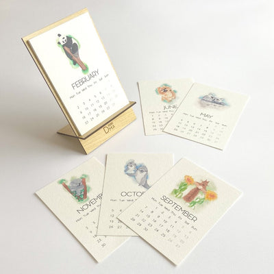 2026 Tatlı ve Şirin Hayvanlar Masa Takvimi