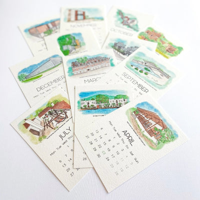 2026 Table Calendar of Türkiye's Aga Khan Award Winning Buildings