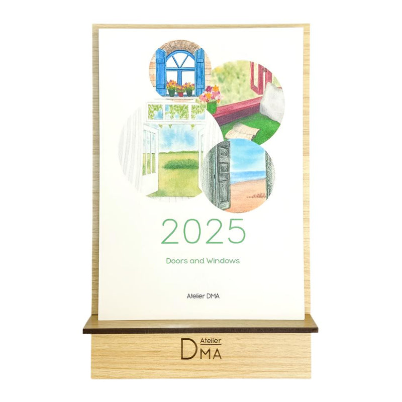 2025 Doors and Windows Desk Calendar