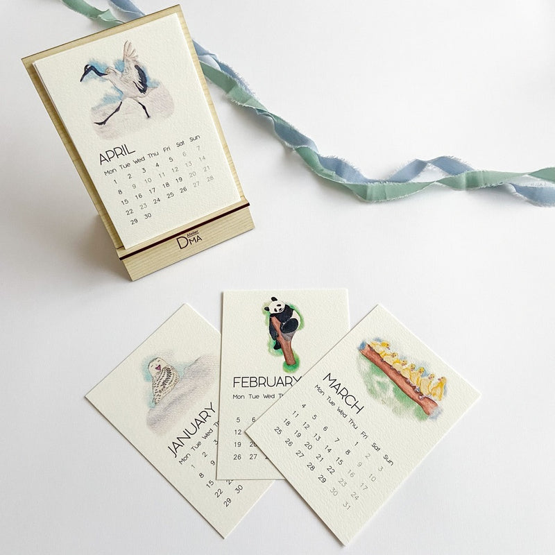 2024 Desk Calendar Sweet and Cute Animals