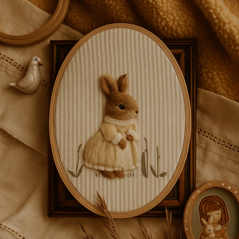 Peter Rabbit Keçe Kasnak Pano