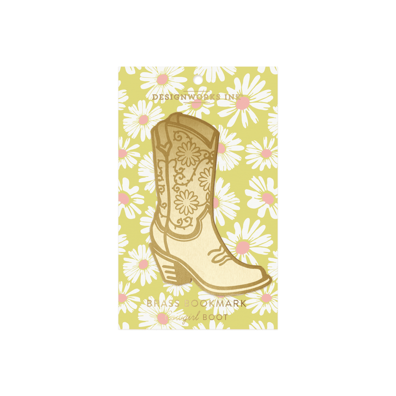 DesignWorks Jumbo Metal Bookmark Cowgirl Boot