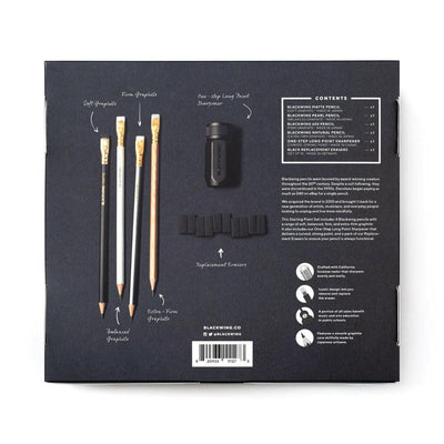 Palomino Blackwing Starting Point Set Pen, Eraser and Sharpener Gift Set