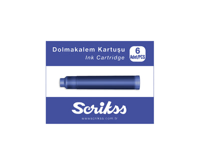 Scrikss Fountain Pen Cartridge Blue