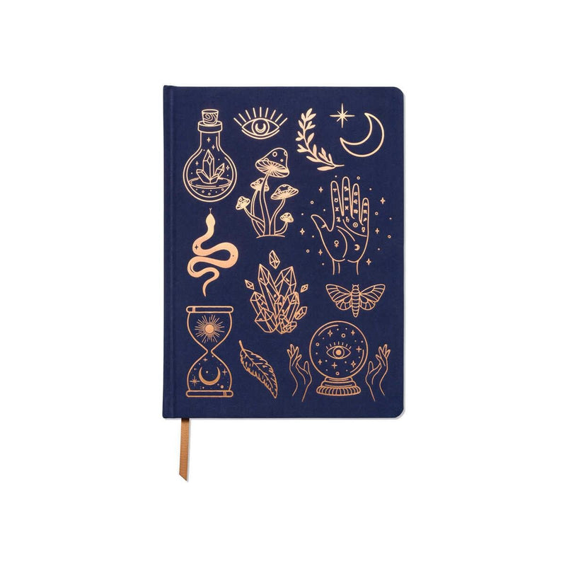 DesignWorks Ink Jumbo Günlük Suedette - Mystic Icons Defter