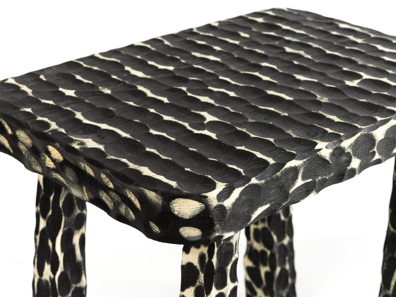 Dalmatians Wood Stool/Side Table